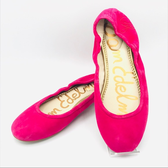 Sam Edelman Shoes - SAM EDELMAN HOT PINK BALLET FLATS